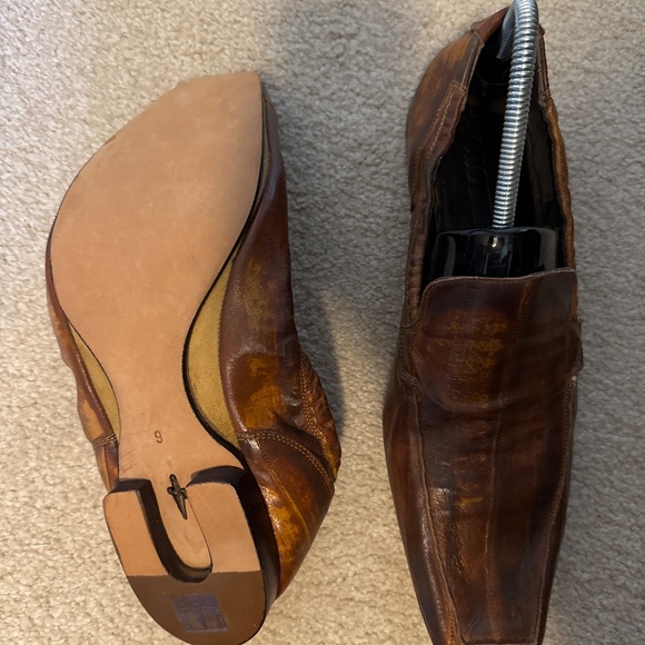 Paciotti leather slip-on loafers main image 5